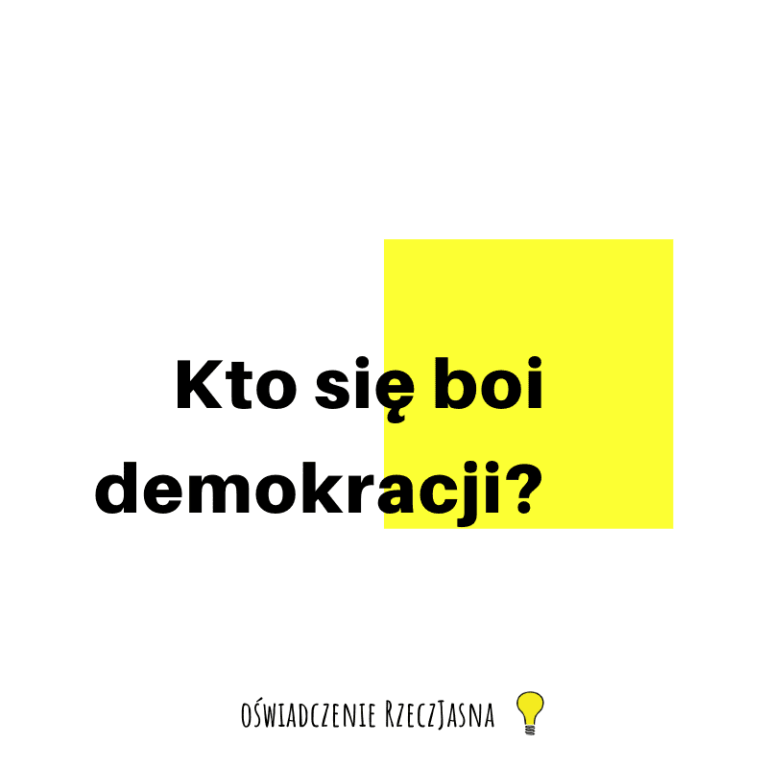 Kto się boi demokracji?
