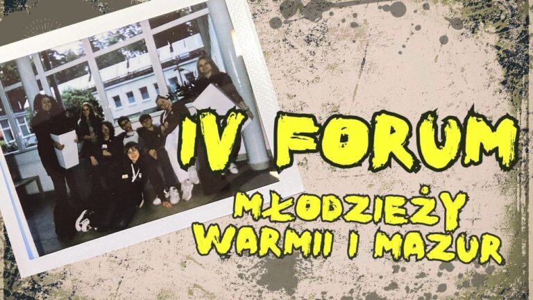 Gdzie wybrała się ostródzka młodzież? Na IV Forum Młodzieży Warmii i Mazur.