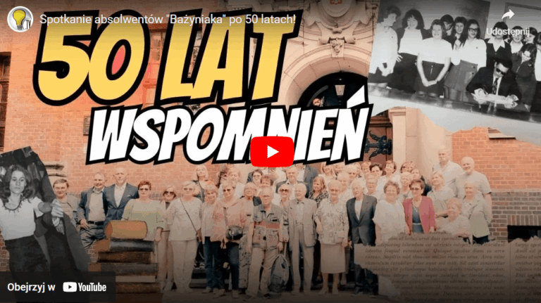Spotkanie absolwentów „Bażyniaka” po 50 latach!