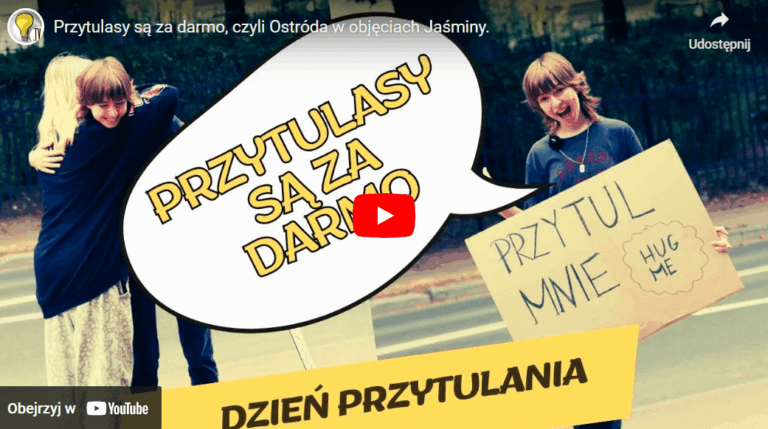 Przytulasy są za darmo, czyli Ostróda w objęciach Jaśminy