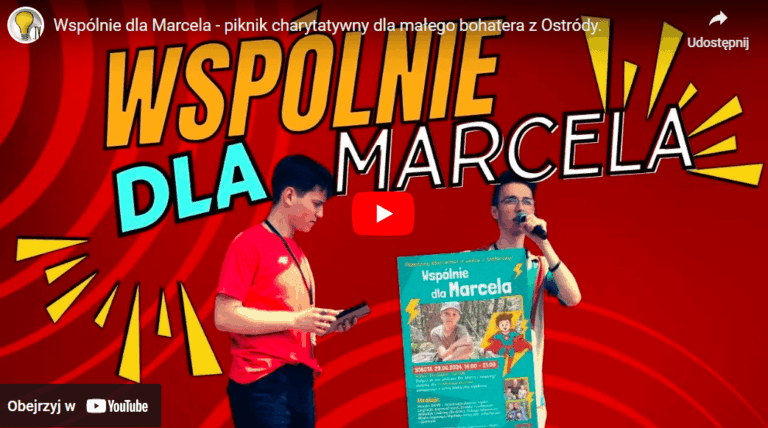 Wspólnie dla Marcela – piknik charytatywny dla małego bohatera z Ostródy