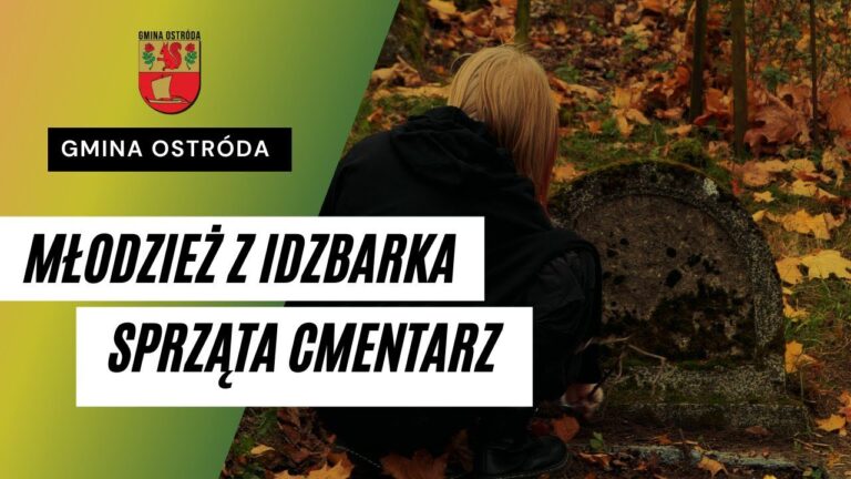Pamięć o przeszłości: Młodzież z Idzbarka sprząta cmentarz