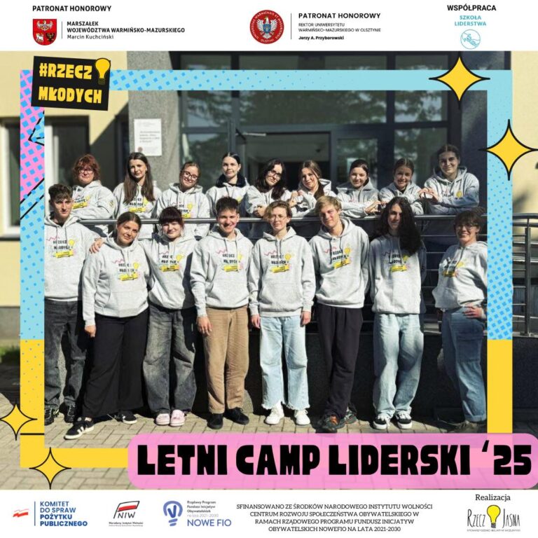 Letni Camp Liderski #RzeczMłodych za nami!
