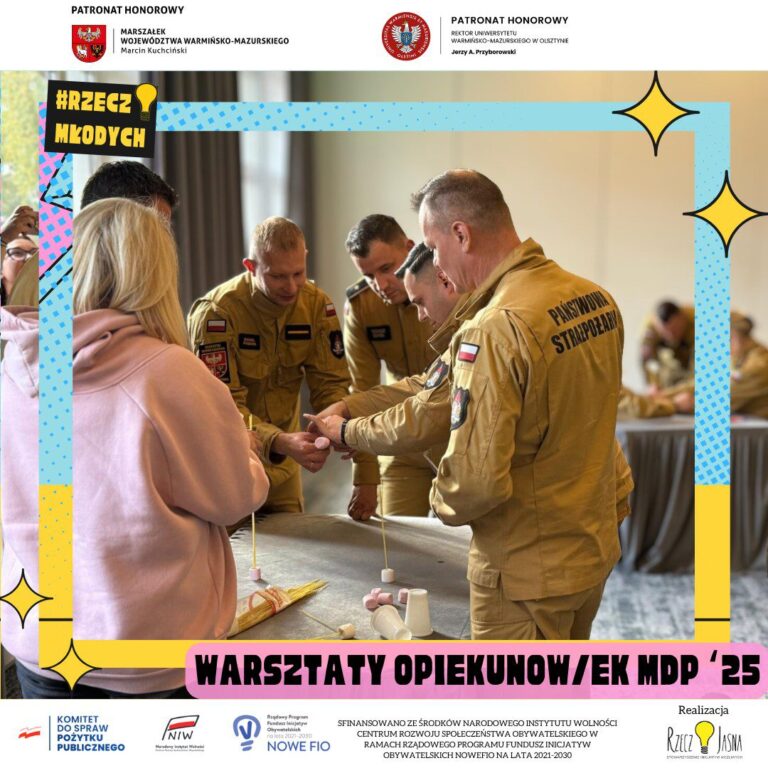Warsztaty dla opiekunów Młodzieżowych Drużyn Pożarniczych OSP